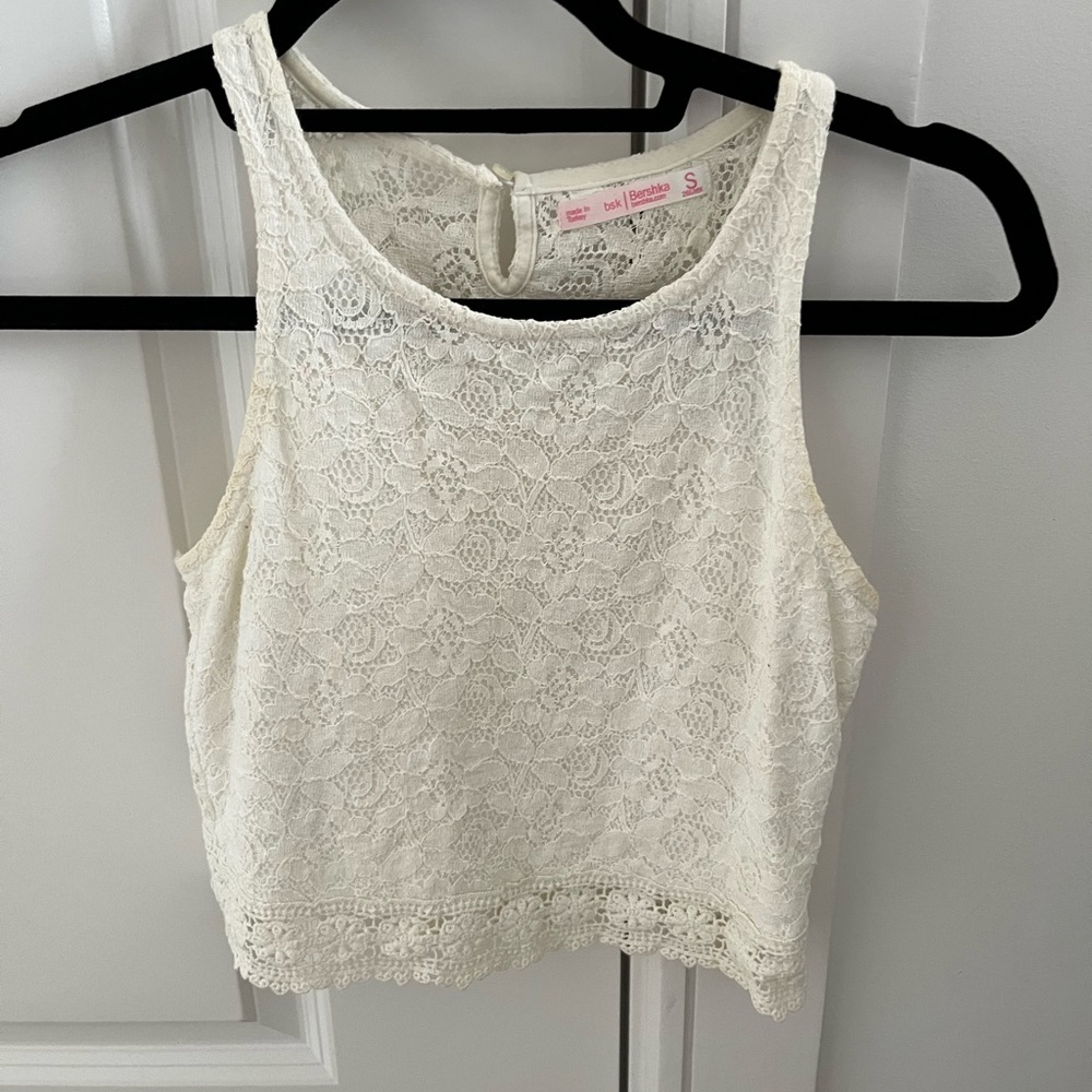 Bershka White Lace stop